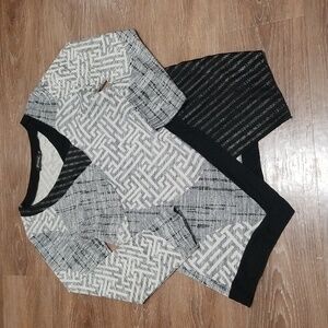 (M) Papa Vancover Cozy Aztec Geometric Asymmetrical Abstract Eccentric